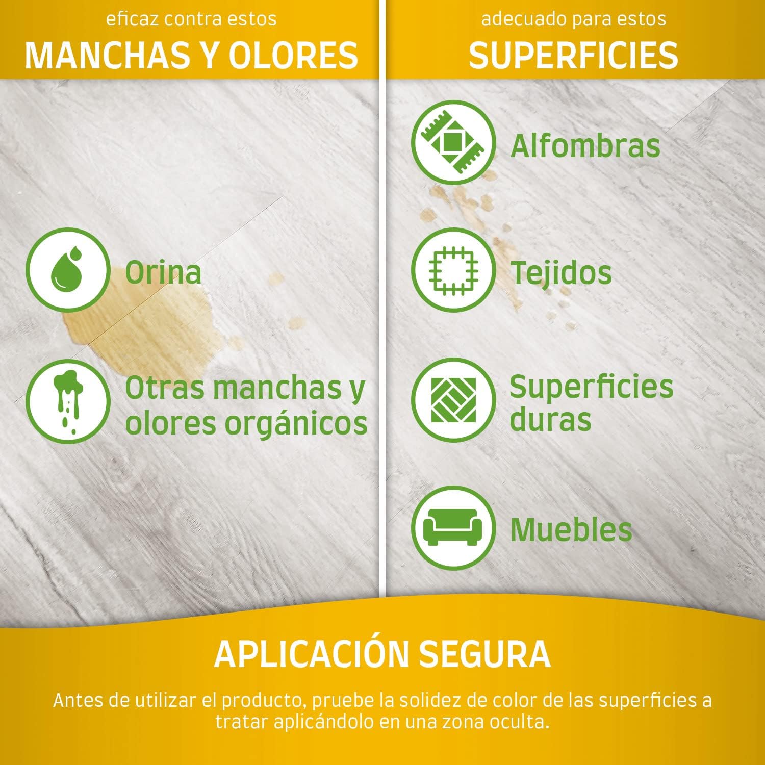 Detalle 1 de Nature's Miracle Urine Remover Perro - Eliminador de Manchas 🐾
