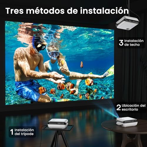 Thumbnail 8 de HAPPRUN 2025 Mini Proyector 4K portátil 📺 Bluetooth 5.1