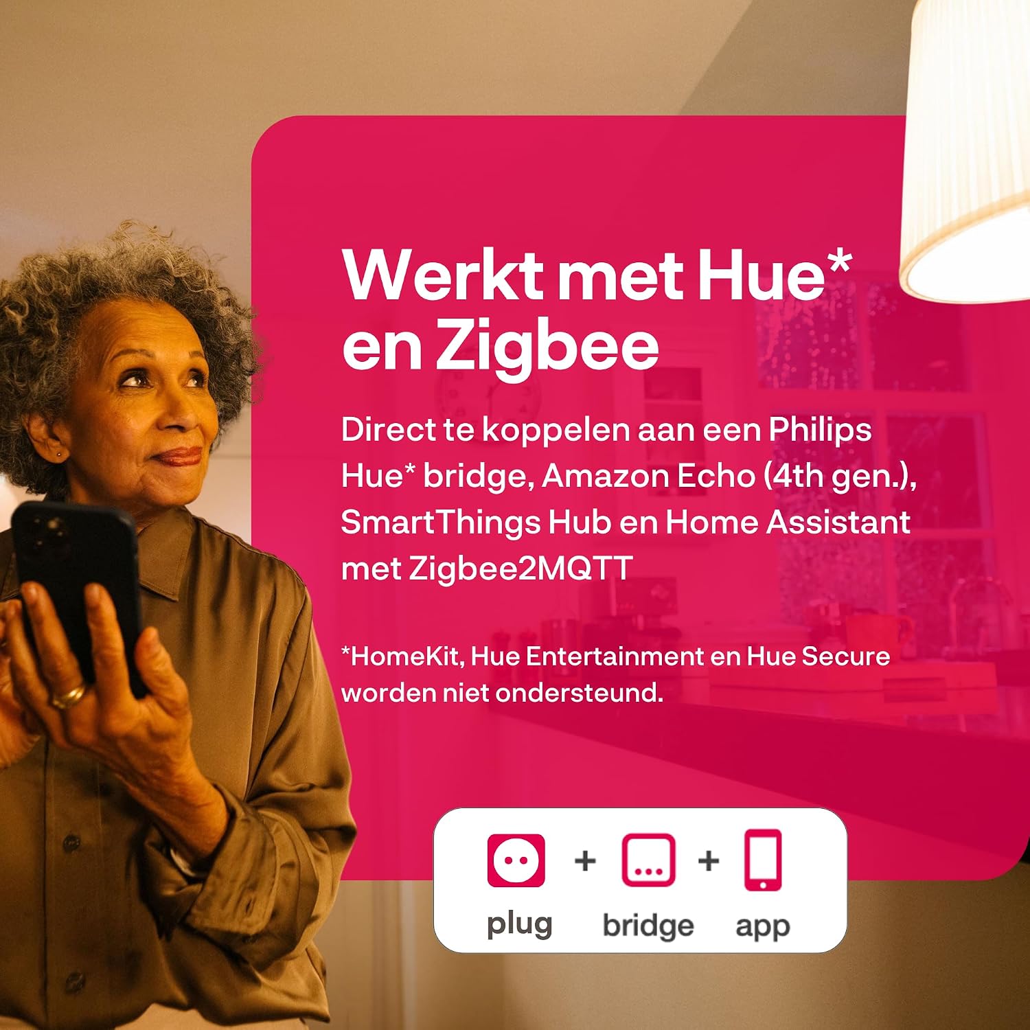 Detalle 2 de innr SP 240-2 slimme stekker voor binnen, Zigbee, energiemeting, wit, 2-pack