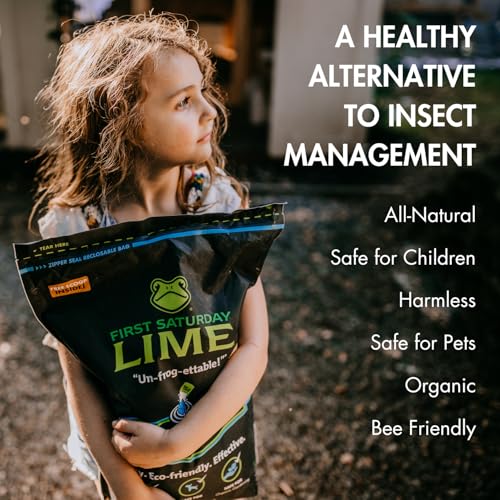 Detalle de First Saturday Lime Insect Deterrent 20LB | Natural Outdoor Pest Barrier