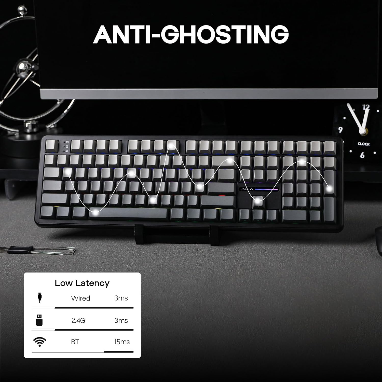 Thumbnail 3 de EPOMAKER Aula F108 wireless gaming keyboard