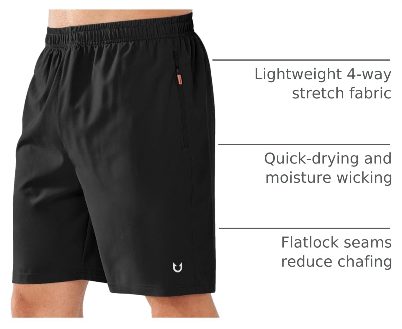 Detalle 2 de NORTHYARD Men's Athletic Running Shorts 7