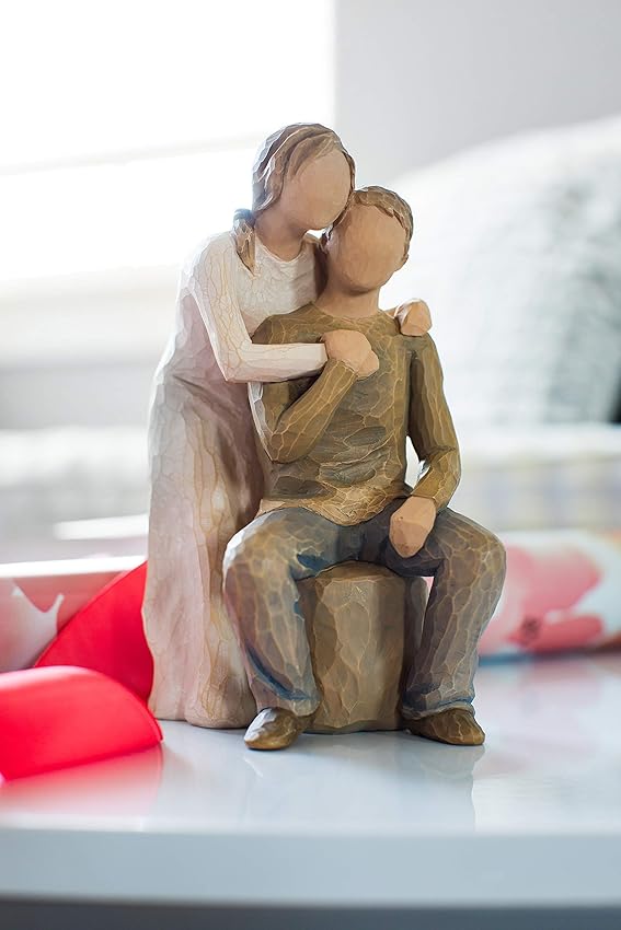 Thumbnail 3 de Enesco Willow Tree Figura de pareja enamorados 🏺