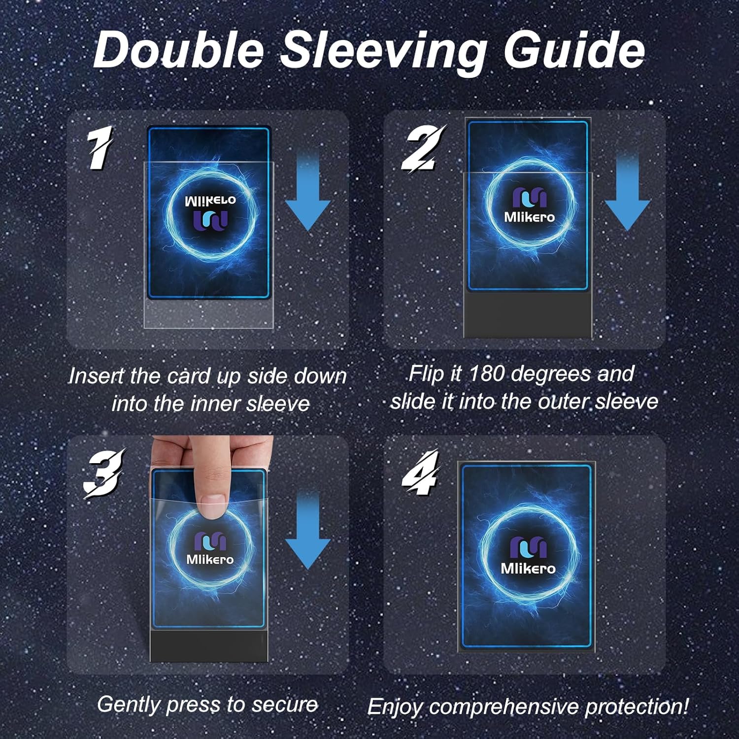 Thumbnail 3 de 1200 Pack Card Sleeves 64 x 89 mm