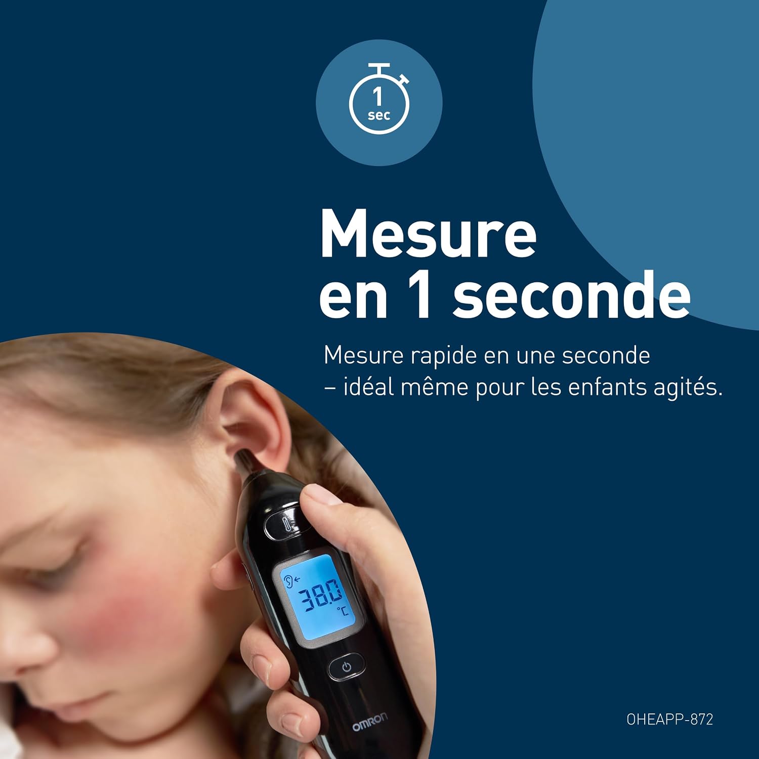 Detalle 2 de OMRON Gentle Temp 533 thermomètre 1 s 🌡