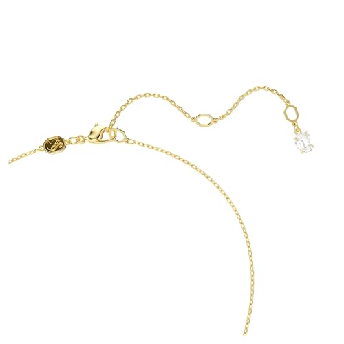 Detalle de Swarovski Stilla Attract colgante cuadrado blanco bañO oro 💍