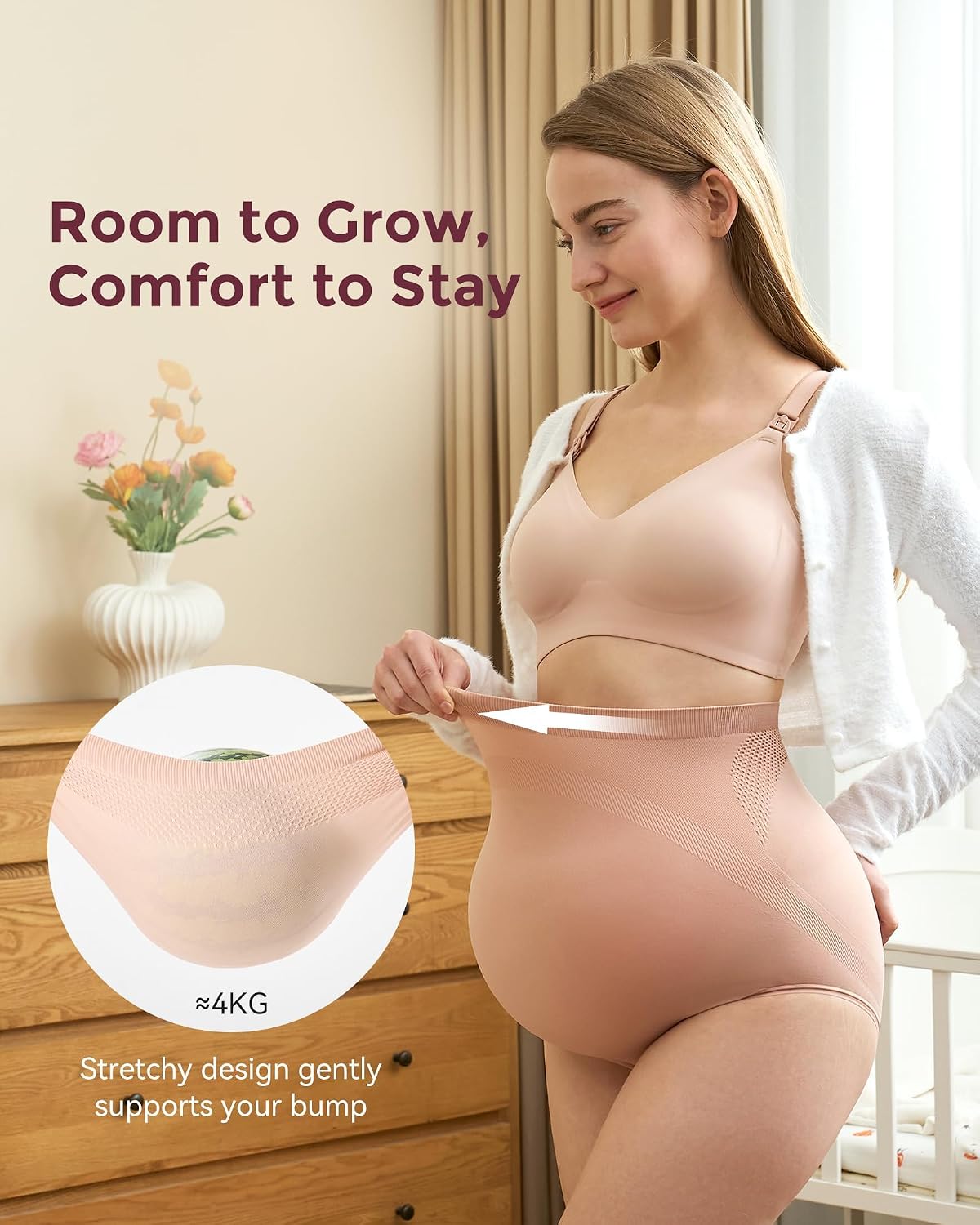 Thumbnail 2 de momcozy Women's Maternity High Waist Underwear: Comfort, Support, and Breathability During Pregnancy