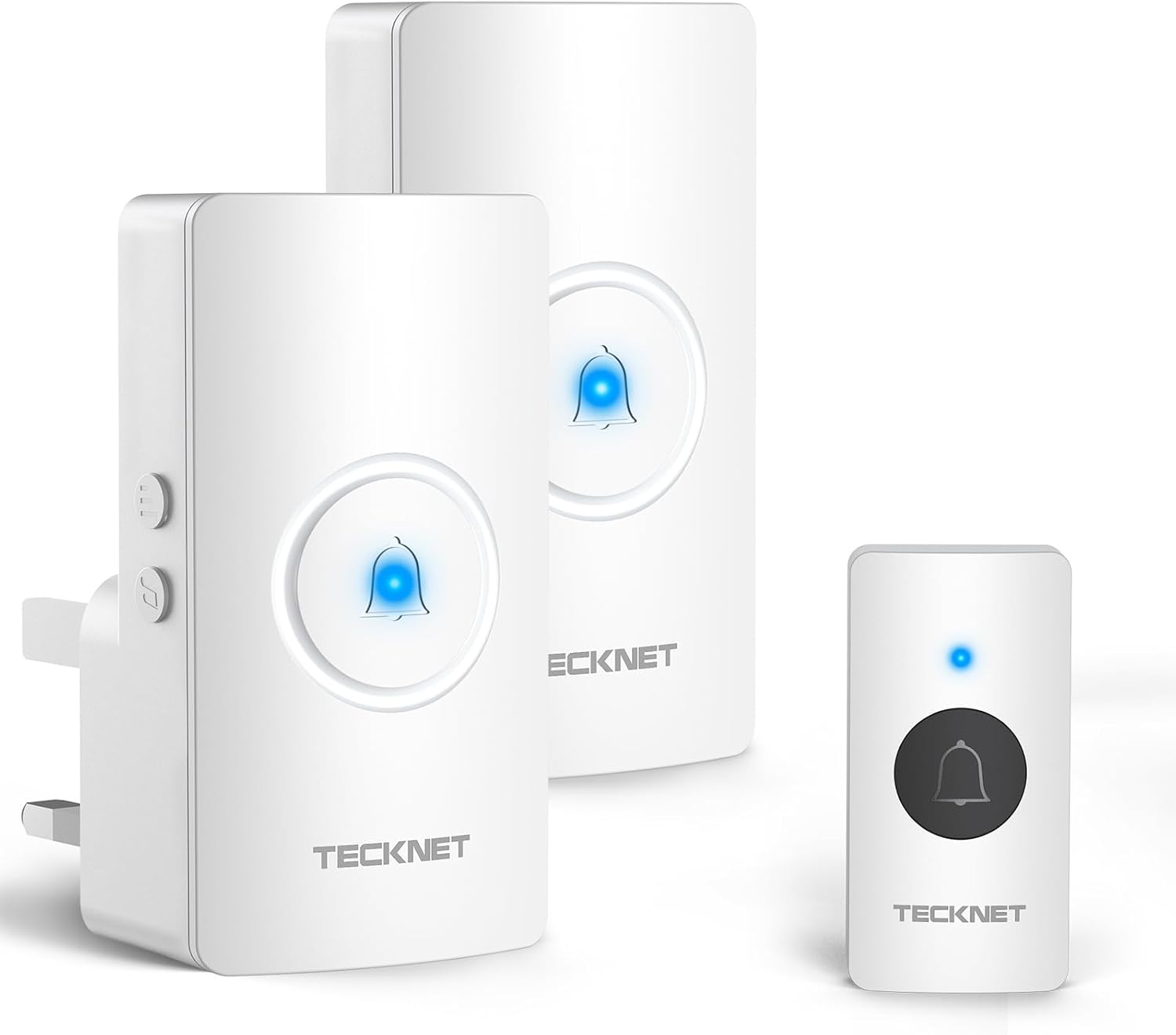 Detalle de TECKNET Wireless Doorbell 2 Receivers