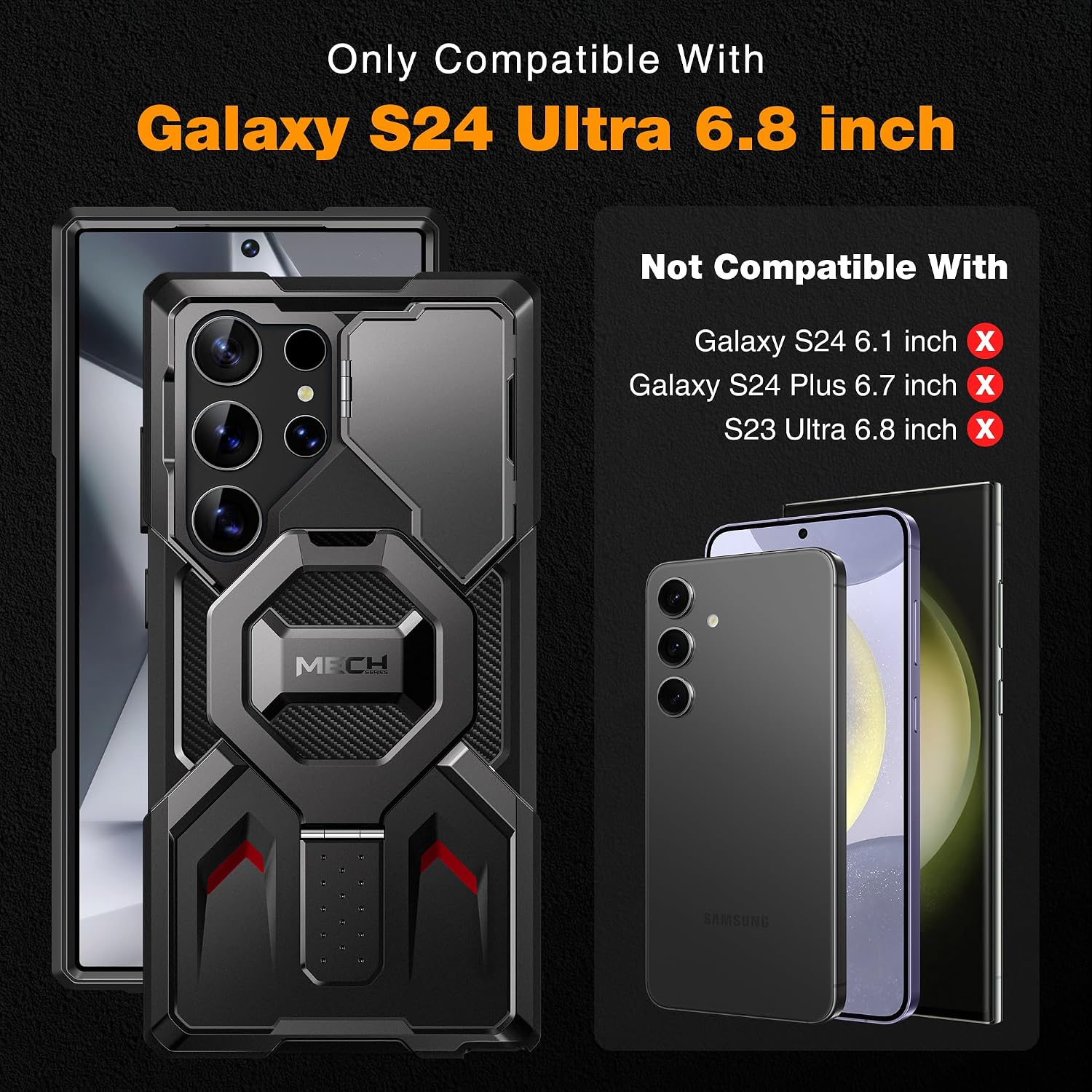 Detalle 2 de TONGATE S24 Ultra case 6.8 in
