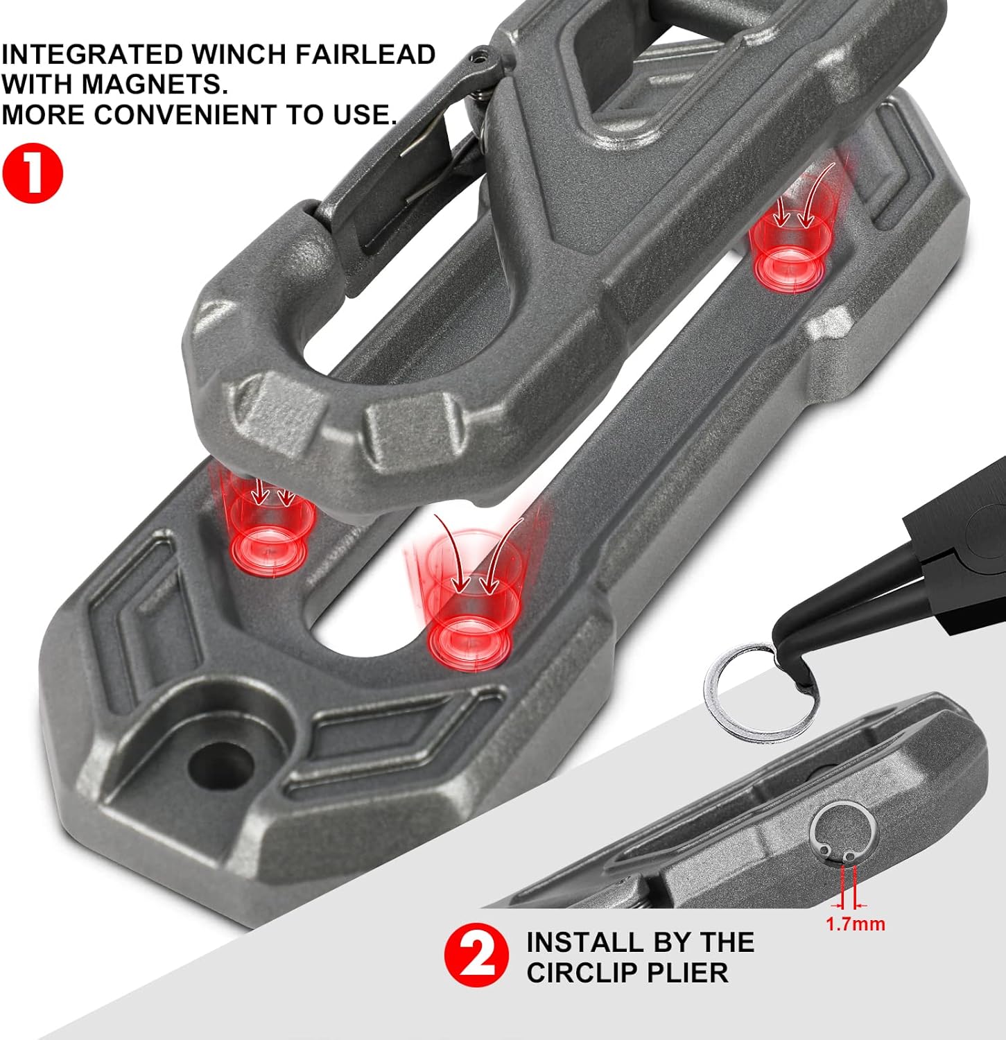 Thumbnail 1 de X-BULL Winch 13500 lb electric winch with 12V