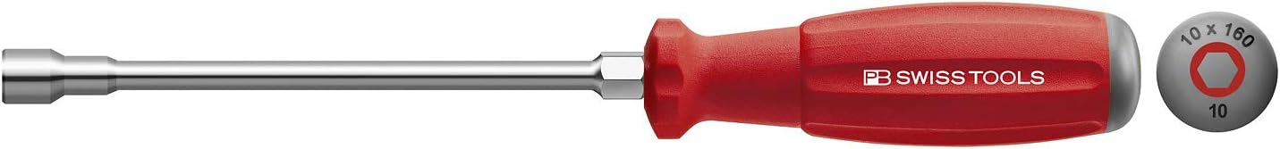 Detalle de PB SWISS TOOLS 8200.S10-160 スイスグリップ ナットドライバー 10mm・全長270mm