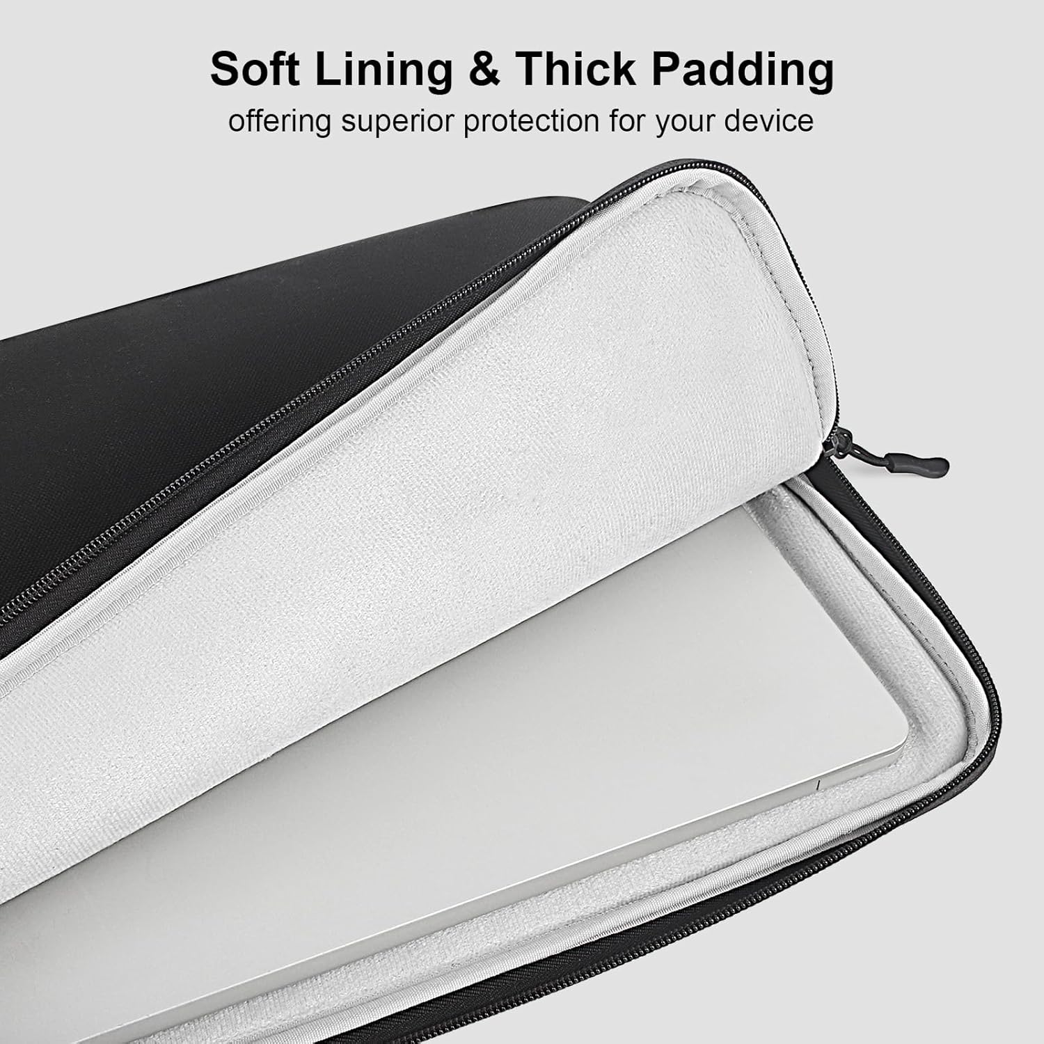 Thumbnail 3 de ROEPHY Laptoptasche 14 Zoll, wasserabweisende Notebooktasche für 13,8-Zoll & 14-Zoll Laptops, schwarz