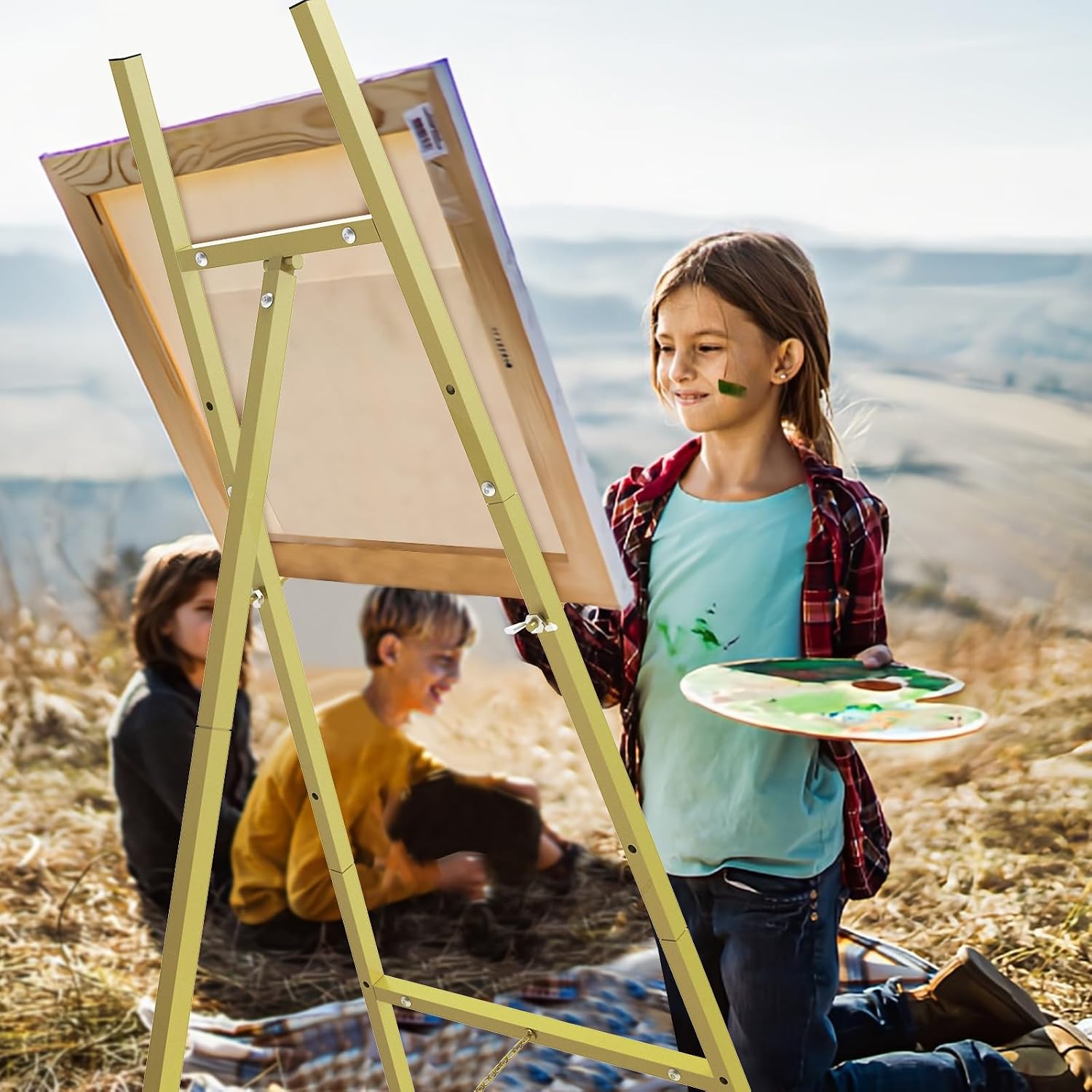 Detalle 2 de Gold Easel Stand
