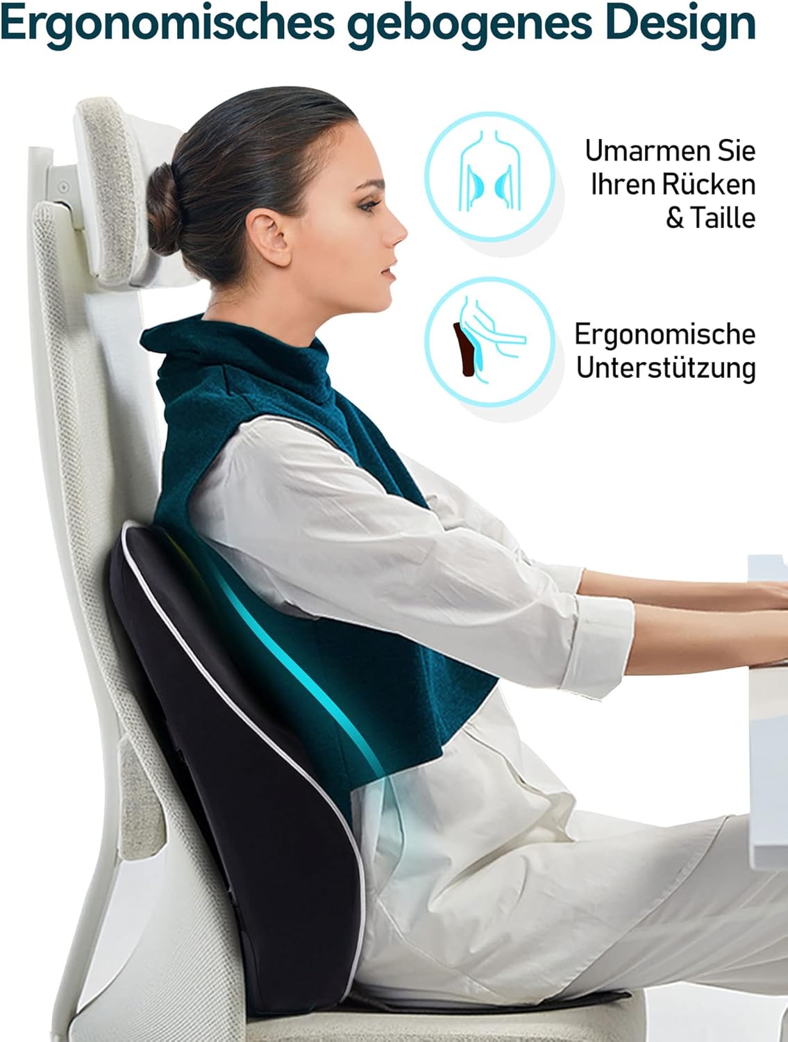 Thumbnail 2 de Travel Ease Lendenkissen 43x40x11 cm