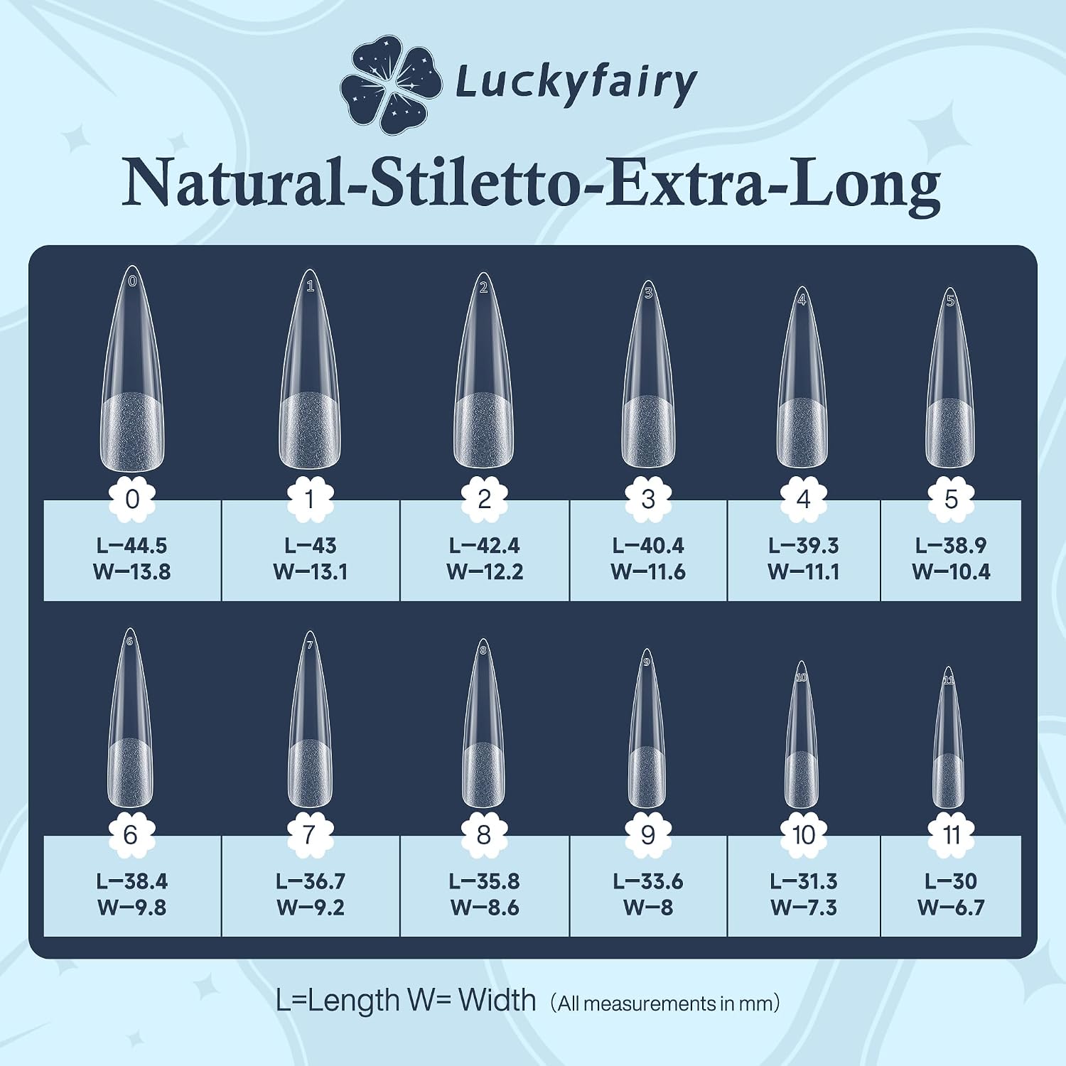 Thumbnail 6 de Luckyfairy Stiletto Nail Tips, 120-Piece