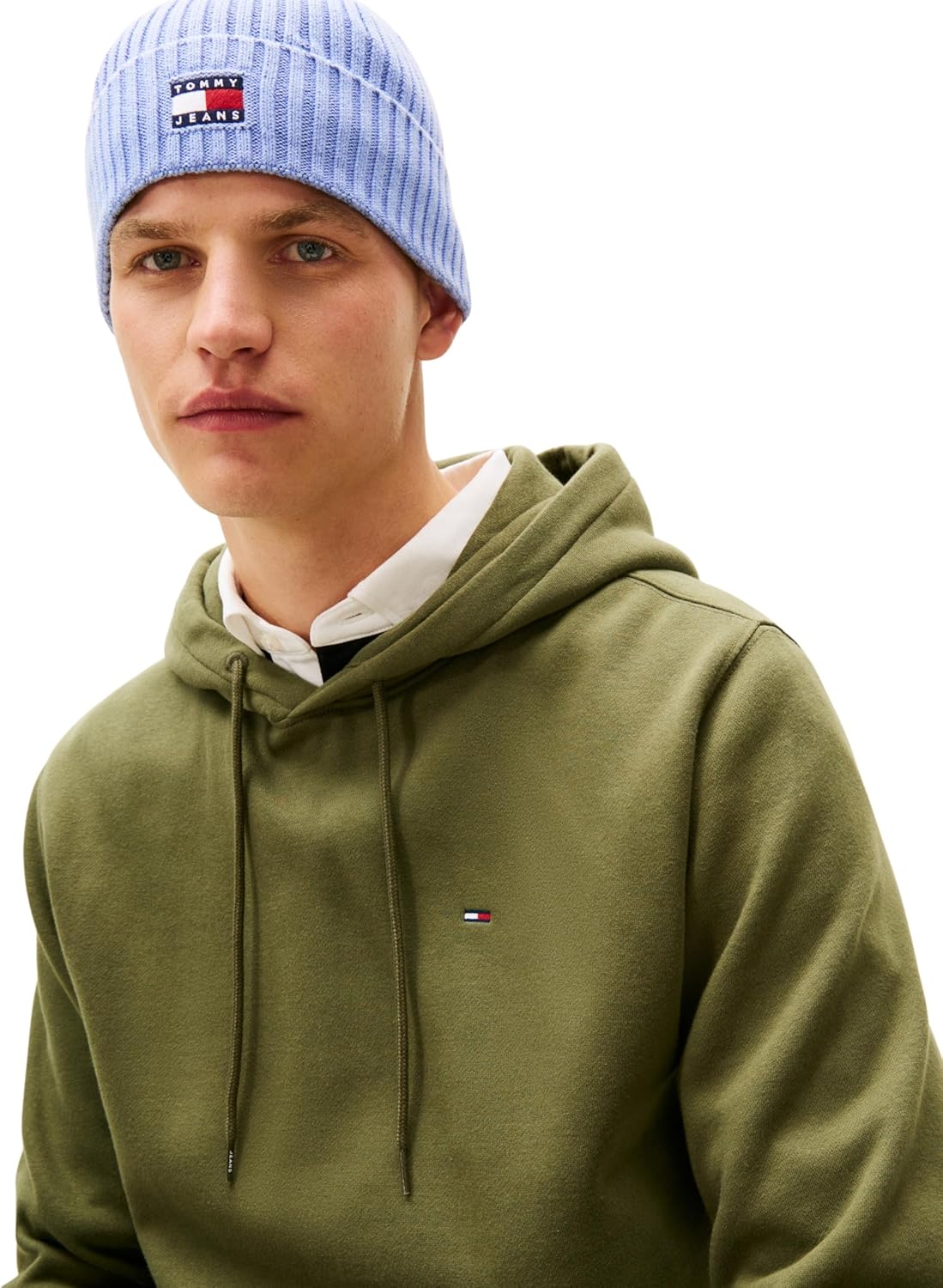 Detalle de Tommy Jeans men’s Tjm Reg S Flag Hoodie Ext pullover hoodie (pack of 1)