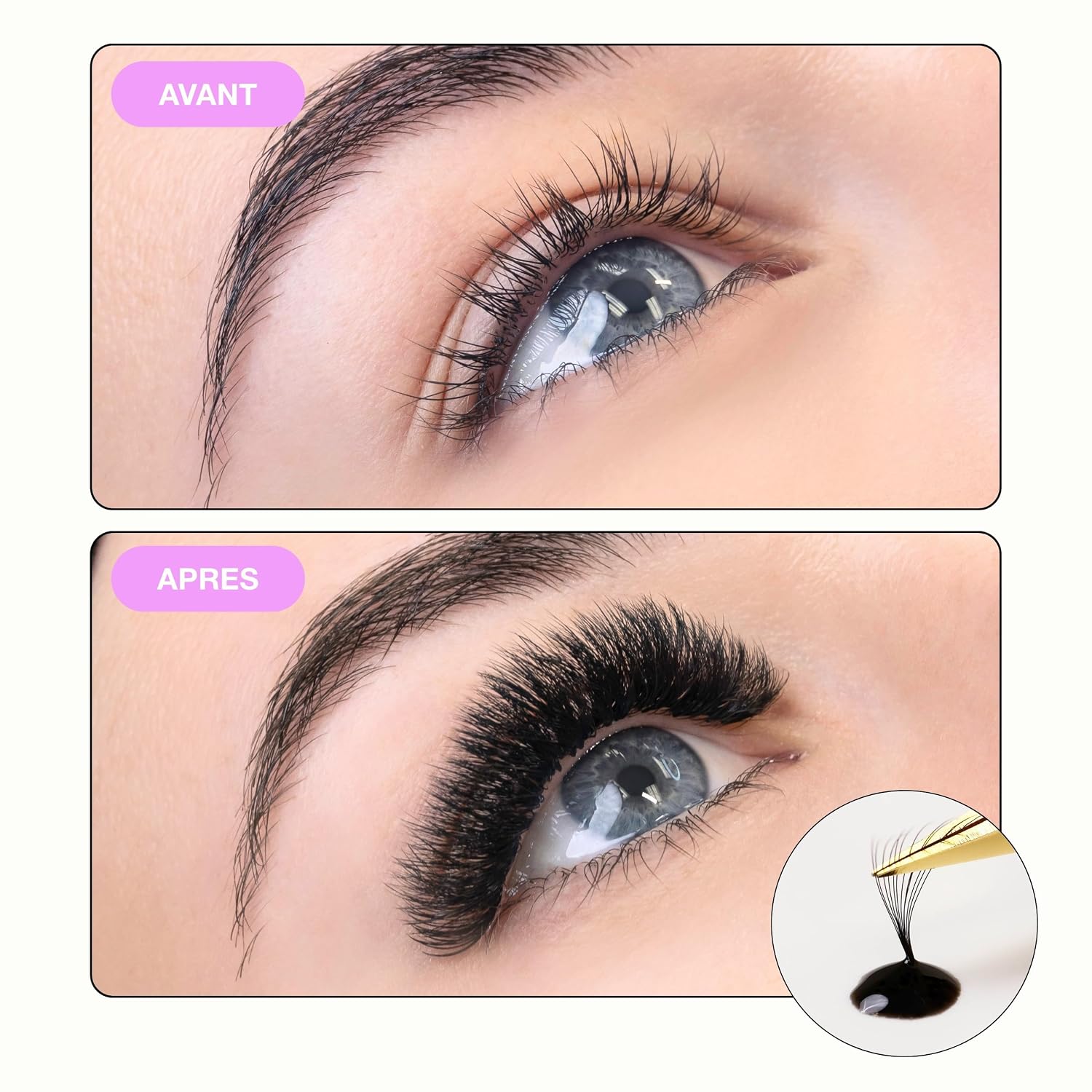 Thumbnail 3 de Curacoro Colle Extension de Cils Speedy 5ml – Séchage ultra rapide 0,5–2 s (noir & transparente)