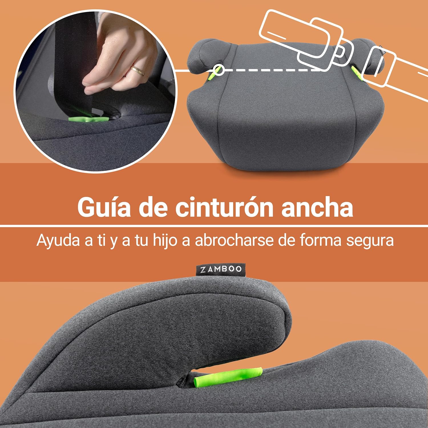 Detalle 2 de Zamboo Asiento Elevador i-Size 125–150 cm