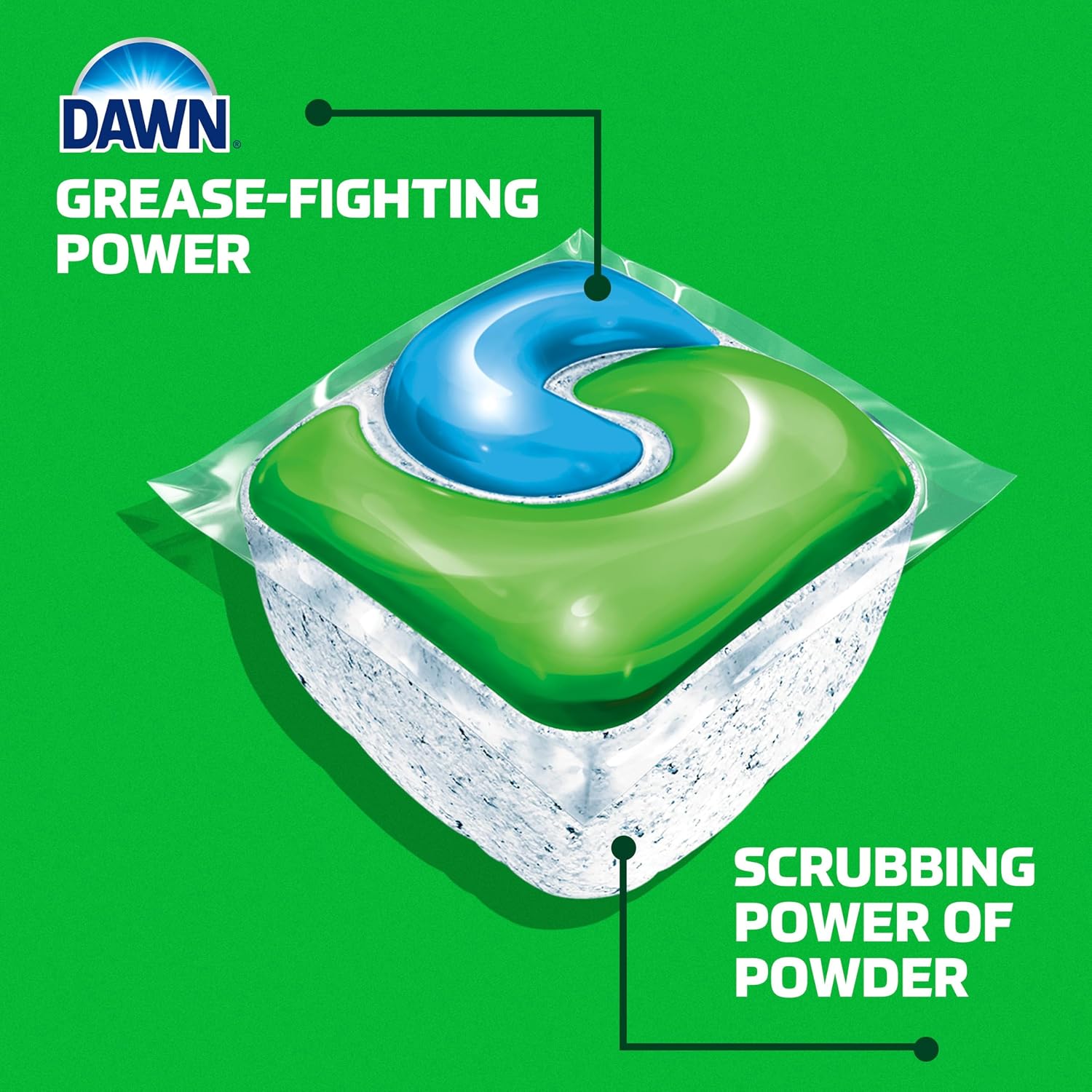 Detalle 1 de Cascade Dishwasher Detergent Pods 90-count