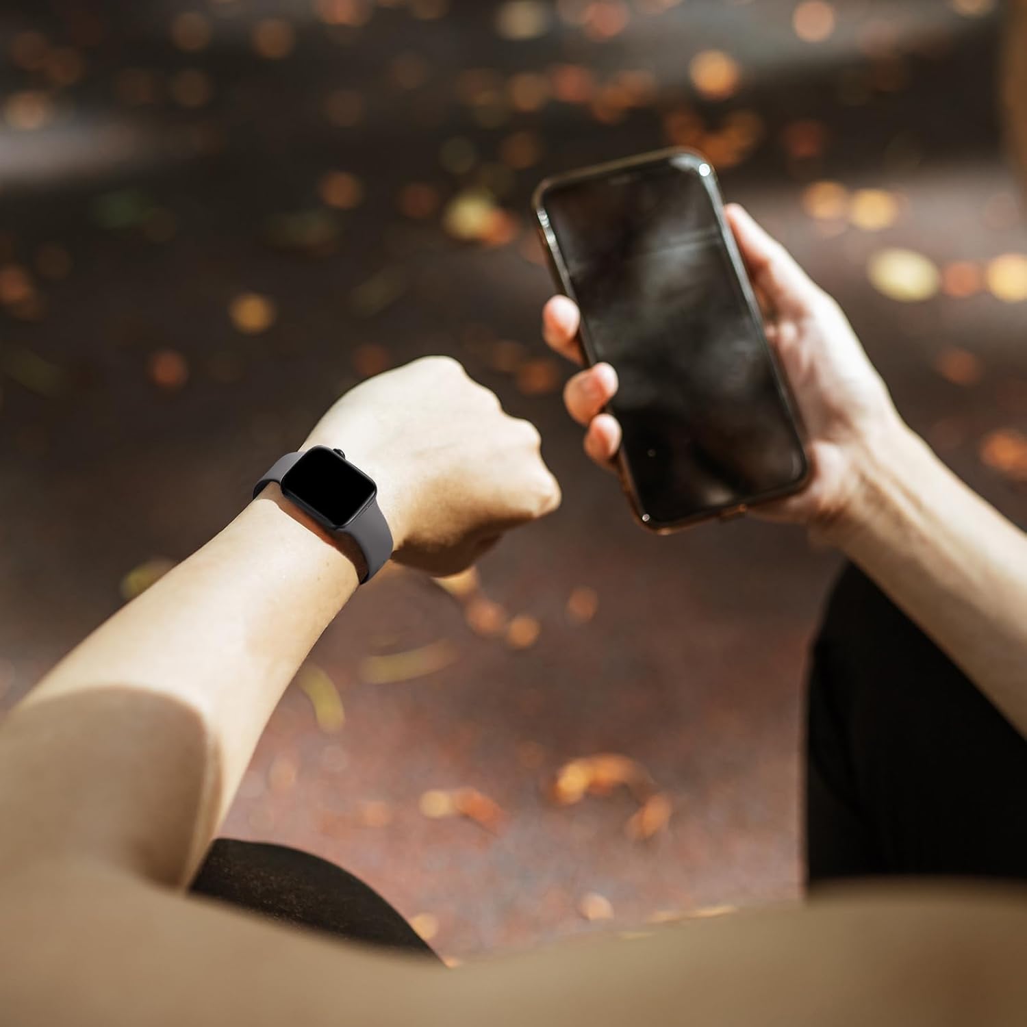 Thumbnail 6 de CeMiKa Silicone Apple Watch Strap 38–49mm: Compatible with Series 1–11, SE & Ultra, easy install