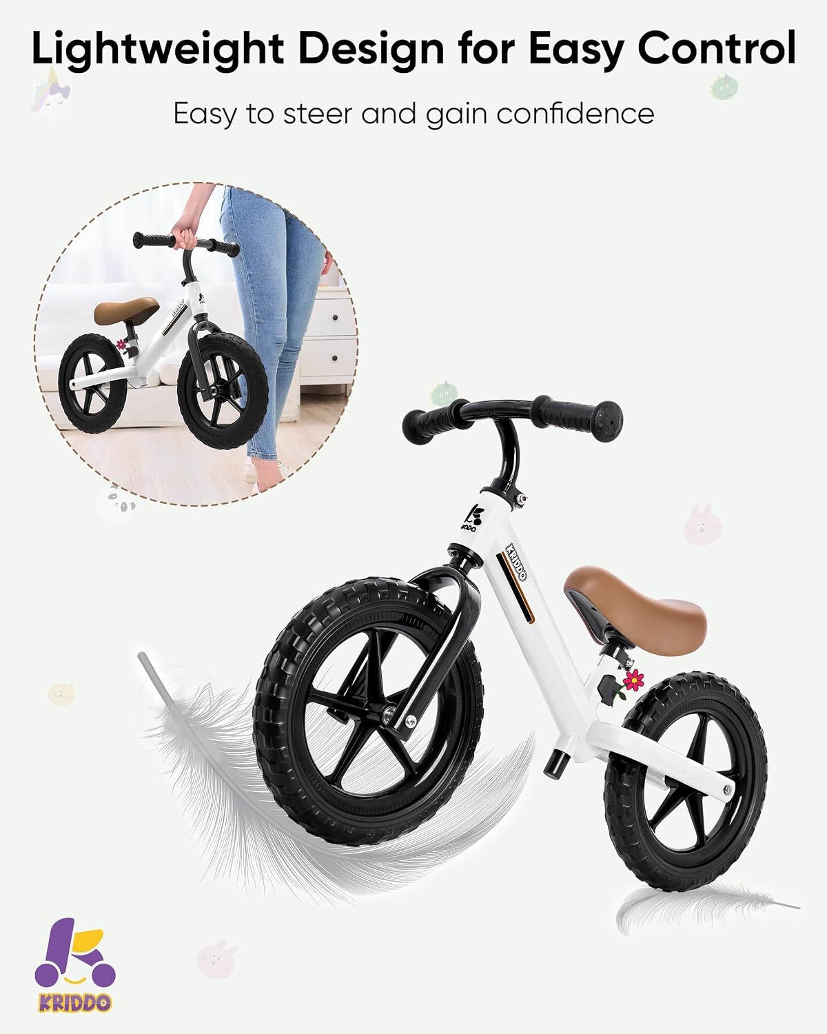 Thumbnail 4 de KRIDDO Toddler Balance Bike 12-inch