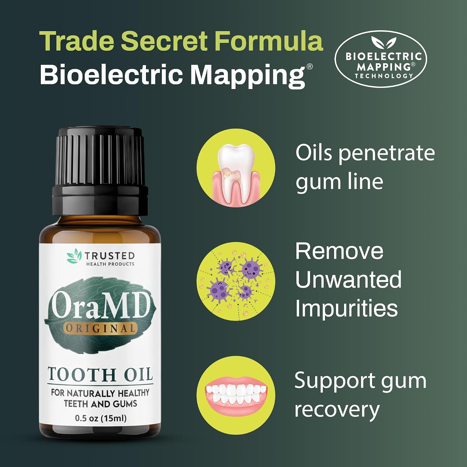 Thumbnail 5 de OraMD 4-in-1 Original Strength Tooth Oil