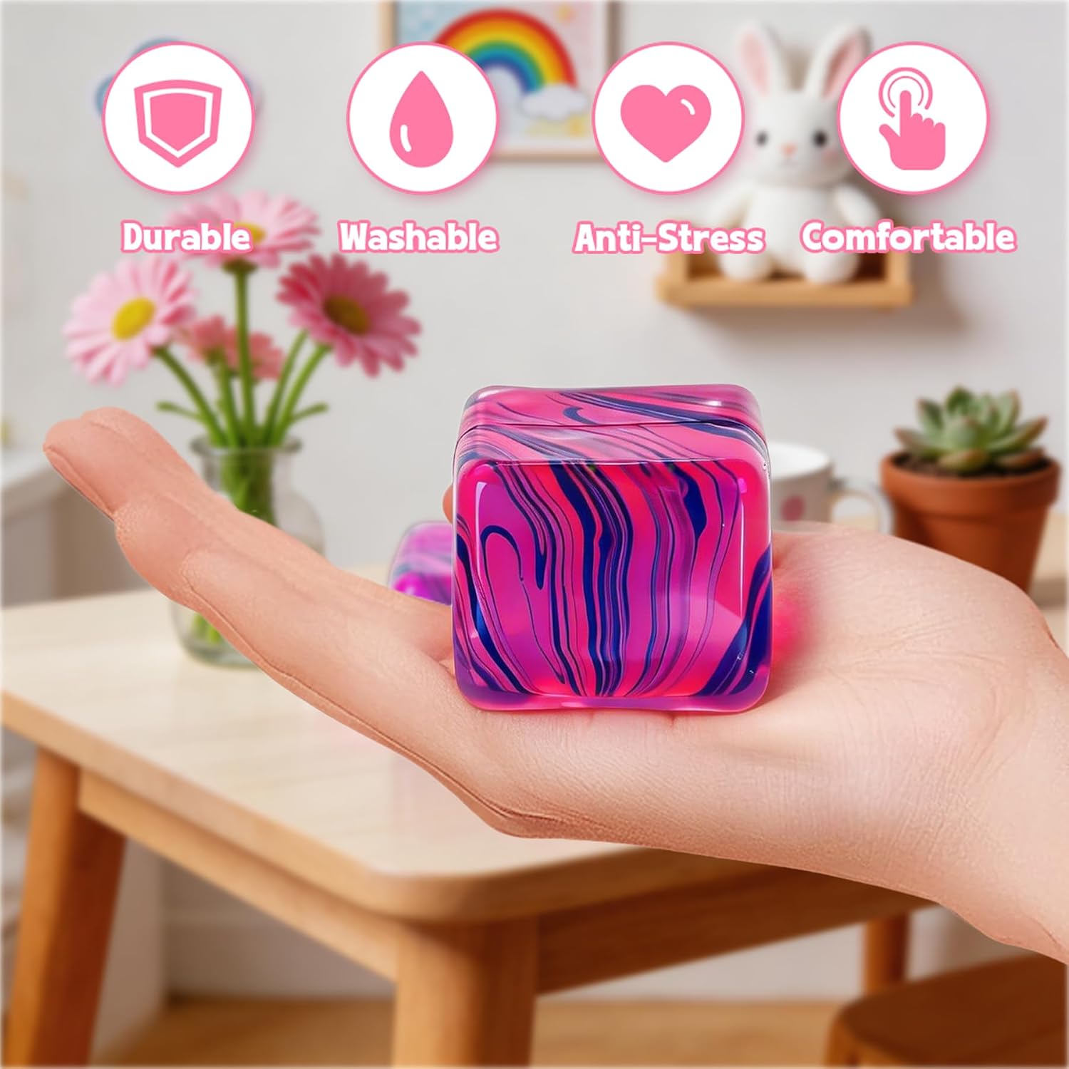 Thumbnail 5 de 3Pcs Taba Squishies Fidget Toys — Sensory Stress Set for All Ages