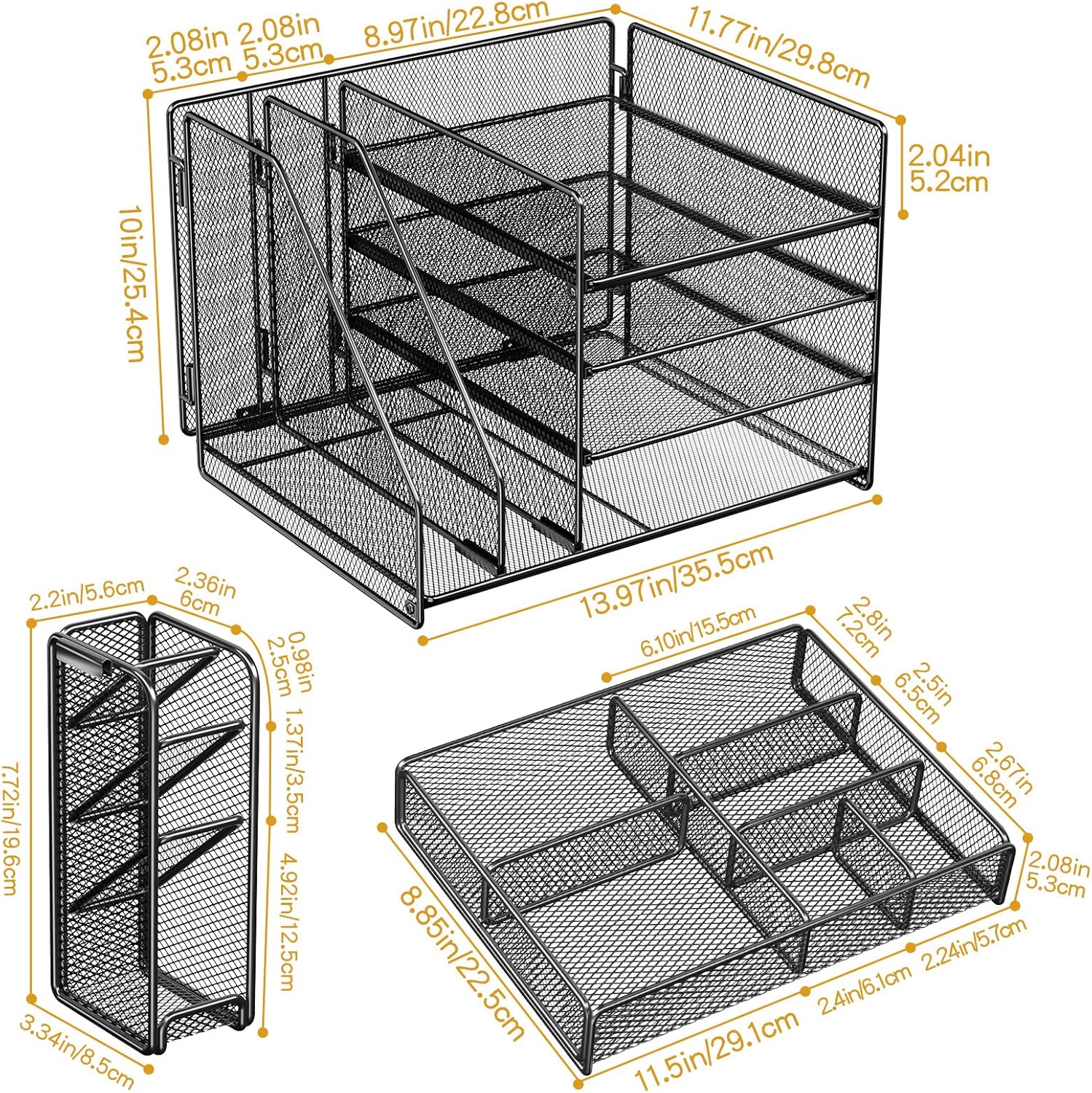 Thumbnail 4 de Casavibe Organizer da scrivania: l'organizer a 5 ripiani per un desk funzionale e ordinato
