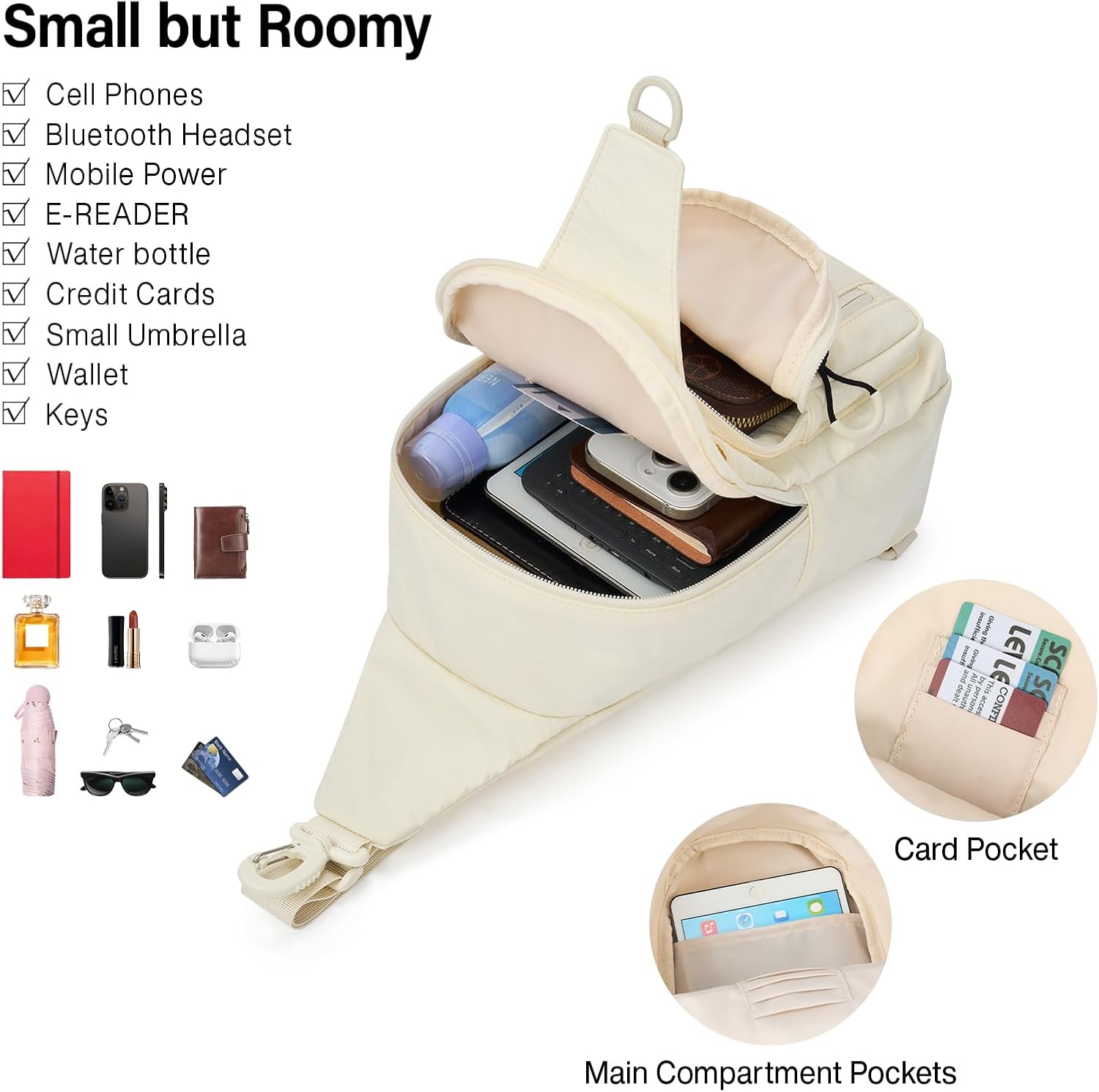 Thumbnail 4 de Hanke Cross Body Bag 15 x 7.8 x 23cm