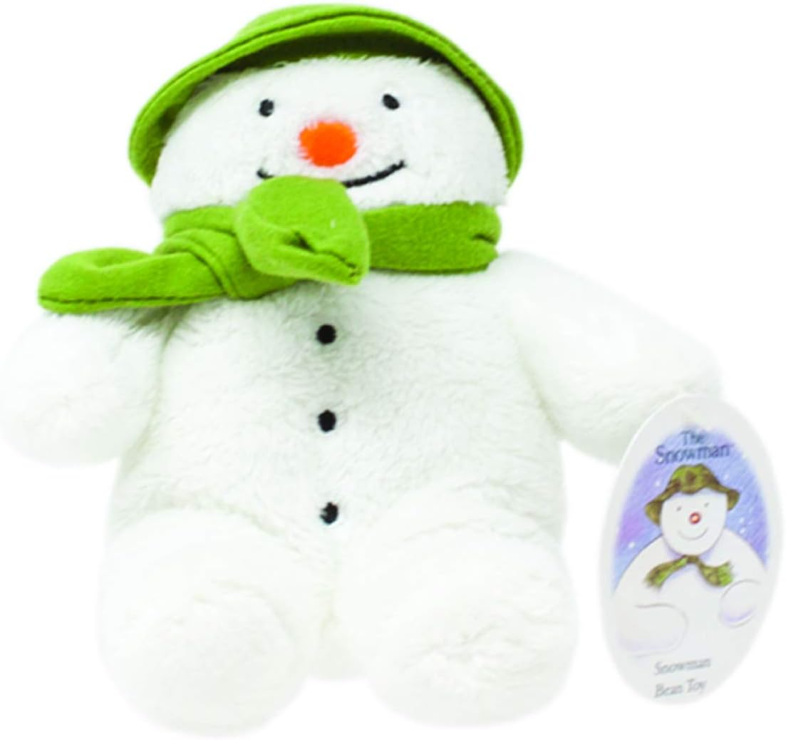 Detalle de Rainbow Designs Snowman Bean Toy for Newborn – 15cm (White)