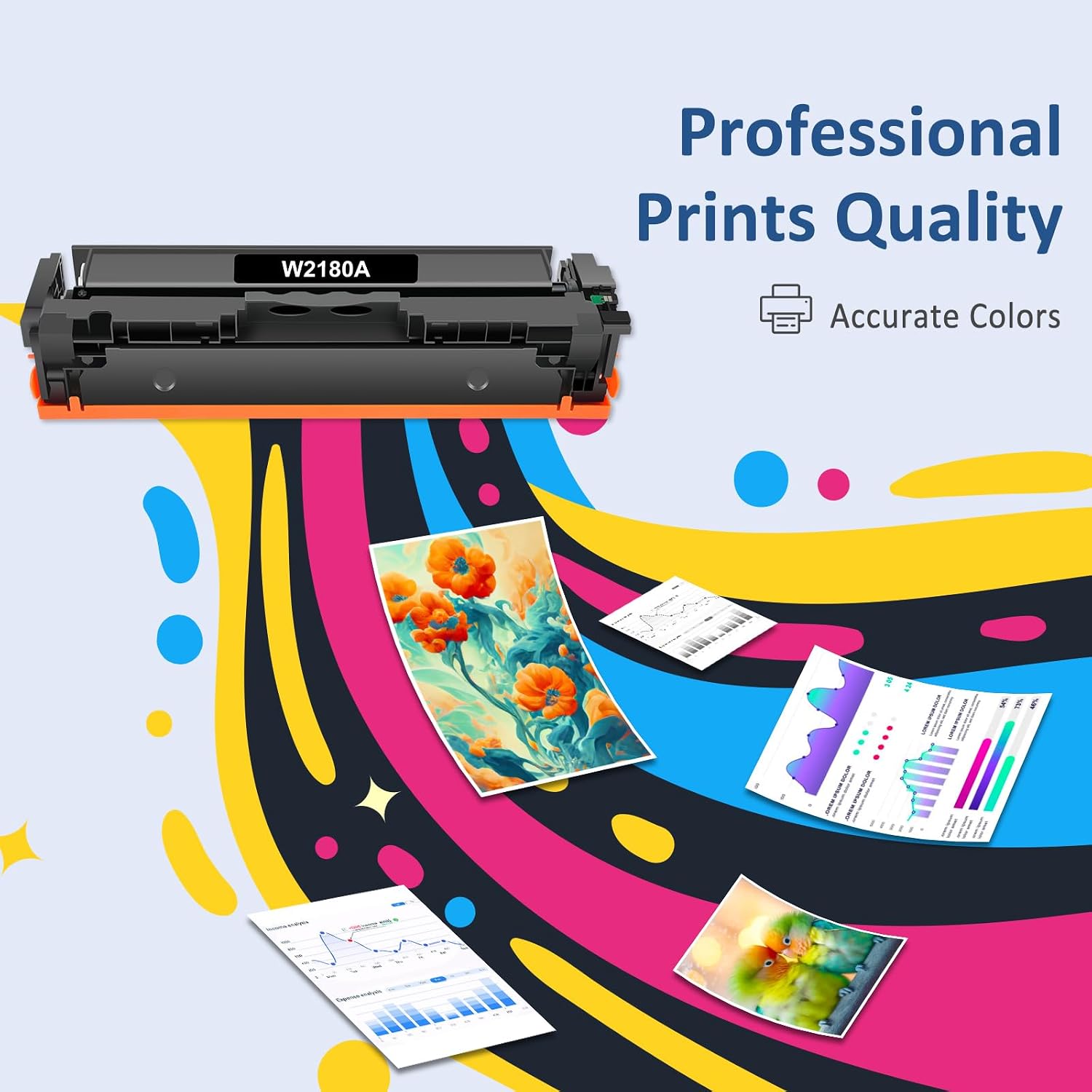 Detalle de 218A Toner Cartridges 4 Pack with Chip for Color Laser Pro 3201/3301 Series