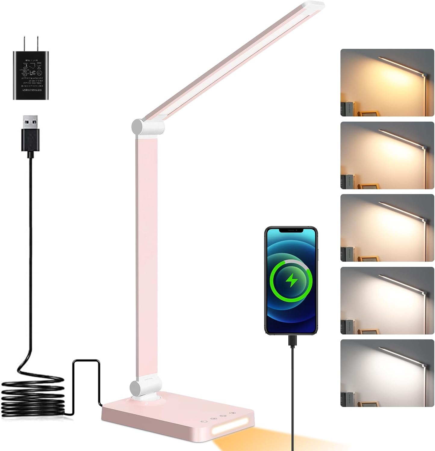 Detalle de LED Desk Lamp with USB Ports