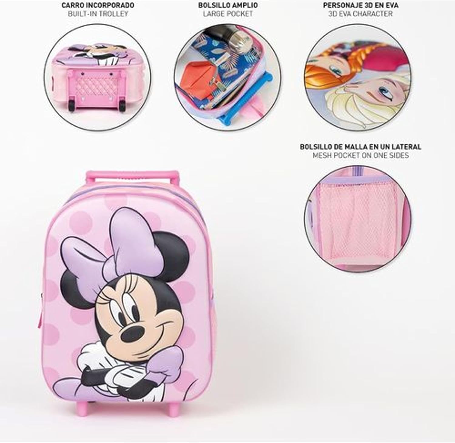 Thumbnail 3 de Disney Minnie Mouse Mochila Trolley