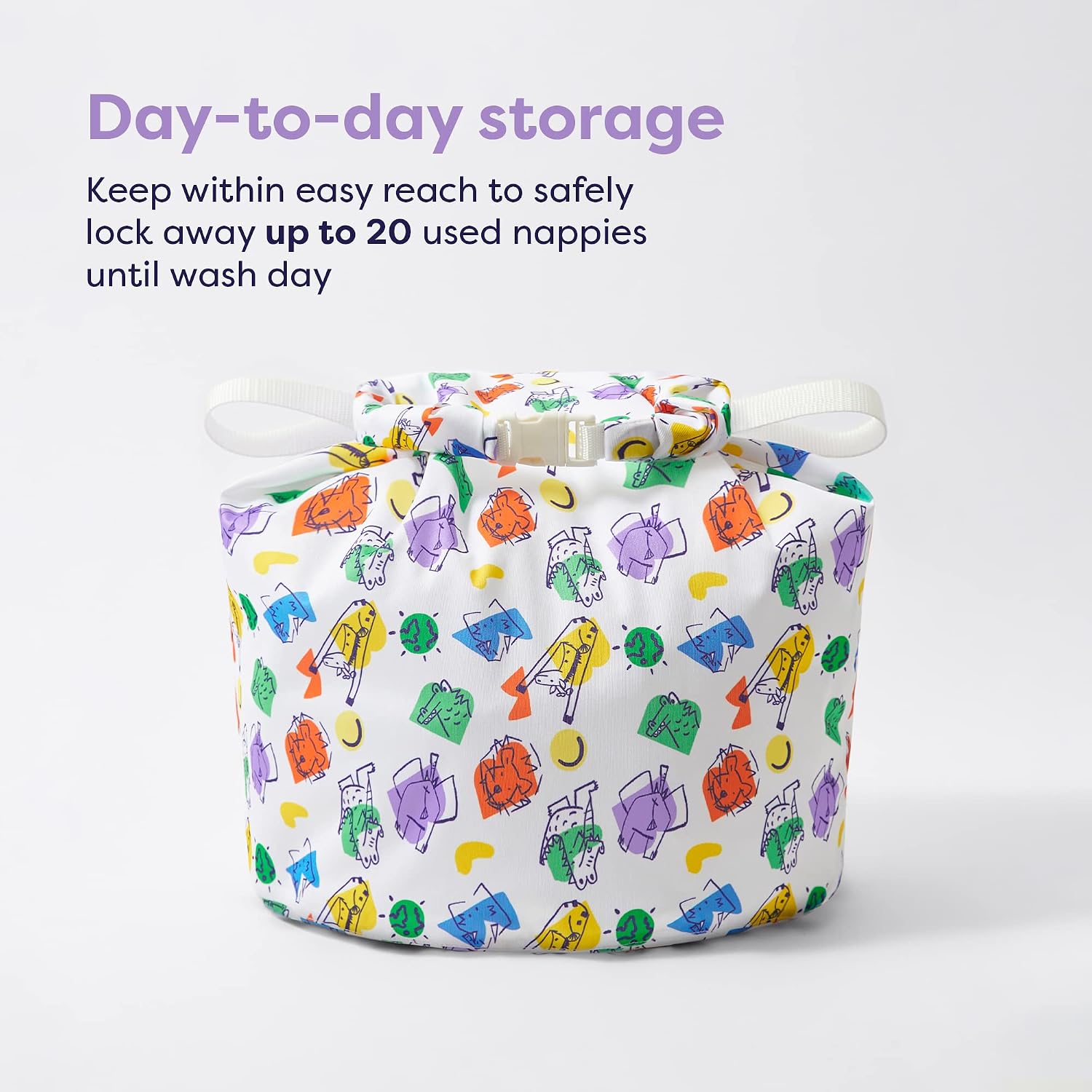 Detalle 2 de Bambino Mio Stay at Home Nassbeutel Große