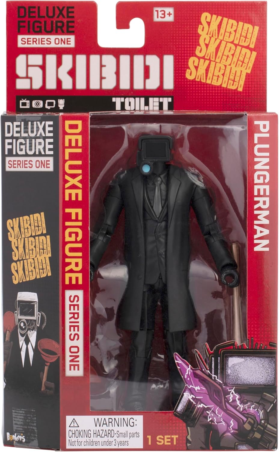 Thumbnail 3 de Skibidi Toilet Figurine de Luxe Plungerman