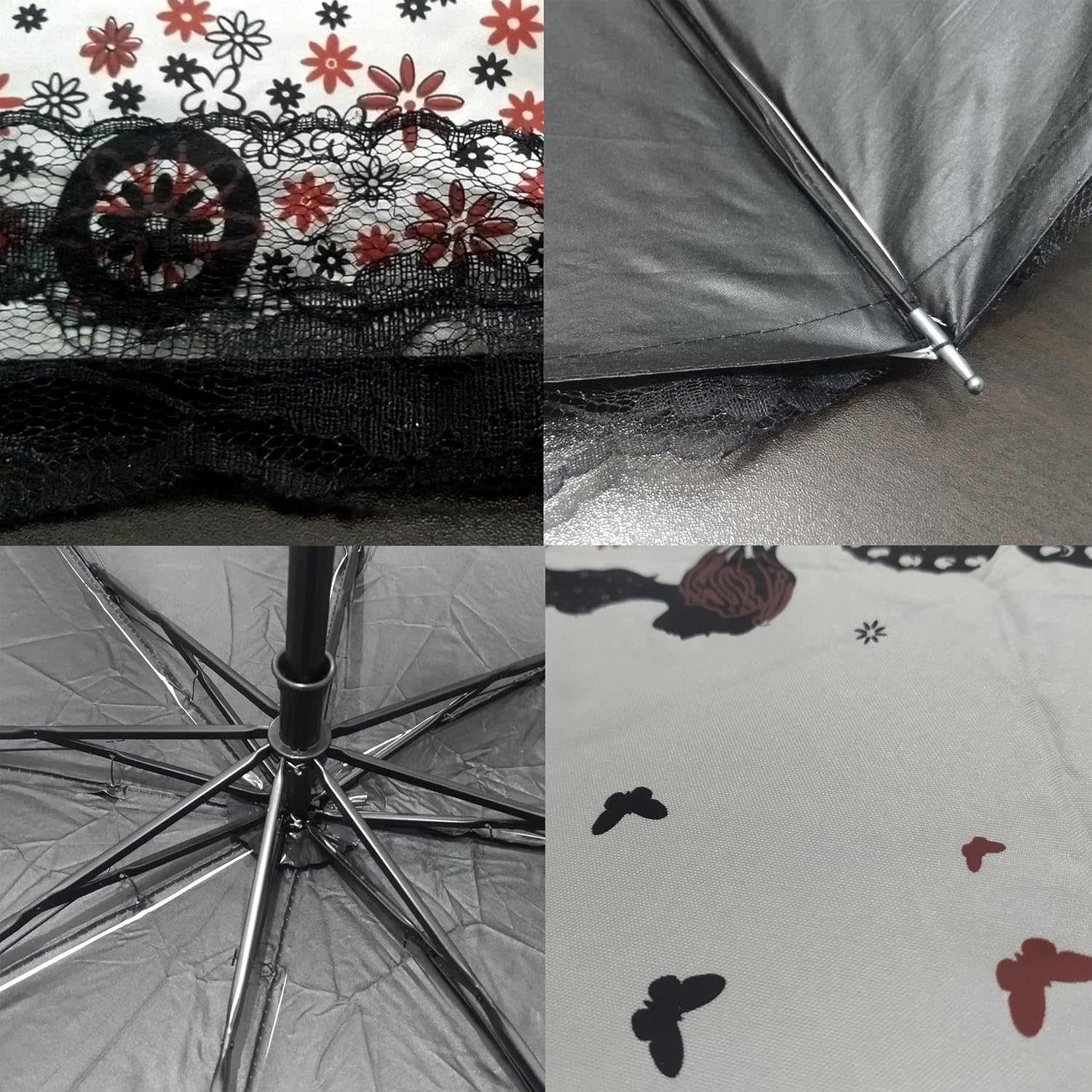 Detalle 2 de Maibar Sun Umbrella UPF 50+ Hand Parasol 🌂