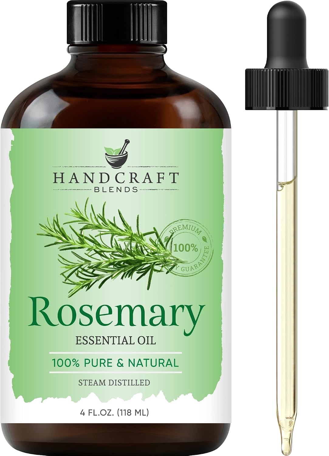 Detalle de Handcraft Blends UK-HB-Rosemary-118 Rosemary Essential Oil, 118 ml
