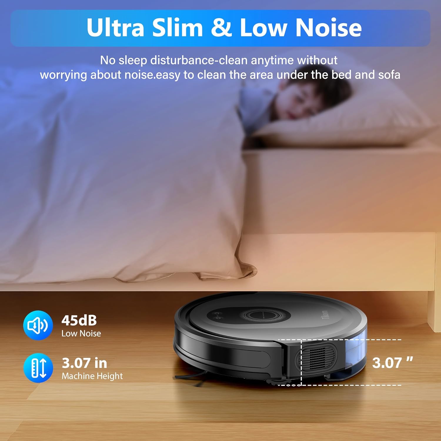 Thumbnail 5 de Tikom G8000 Max 5000Pa Robot Vacuum and Mop 🤖