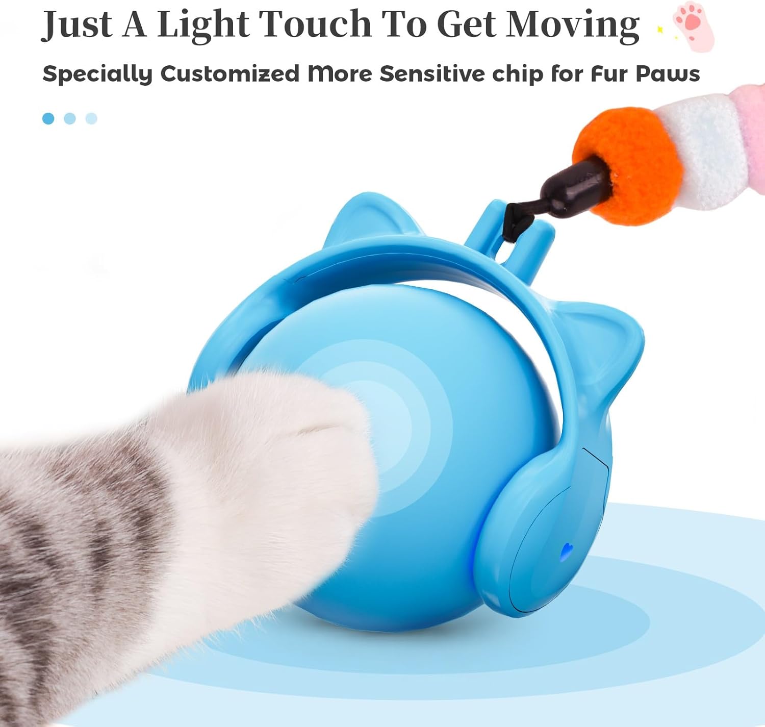 Thumbnail 5 de GoldenSun Cat Toys: Interactive Ball Toy for Indoor Cats