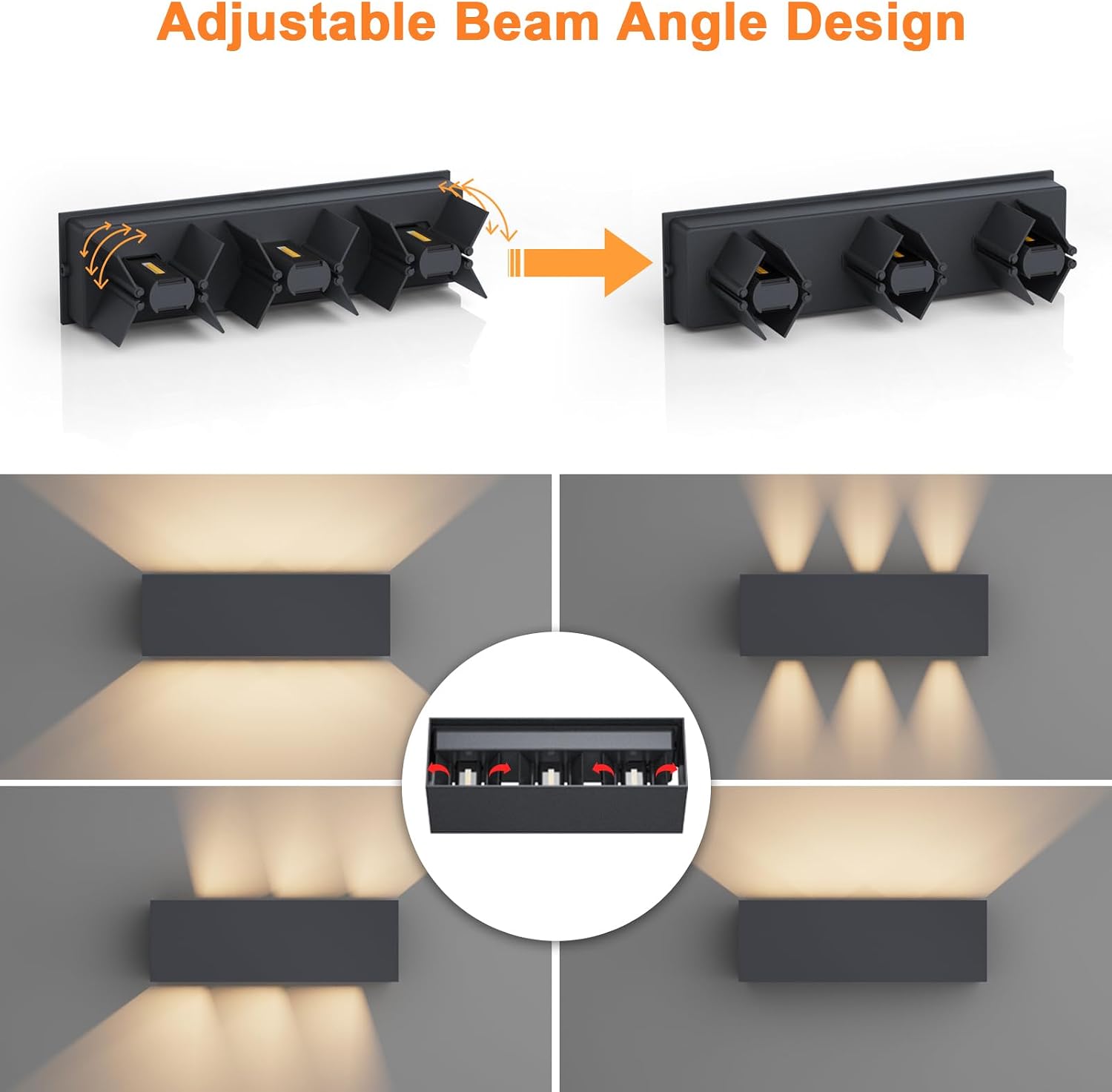 Detalle 2 de Klighten 30W Aplique de Pared 3000K