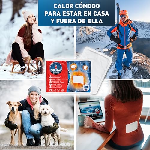 Detalle de THE HEAT COMPANY Calentador de cuerpo Extra CÁLIDO (10 piezas) con adhesivo y calor activado por aire