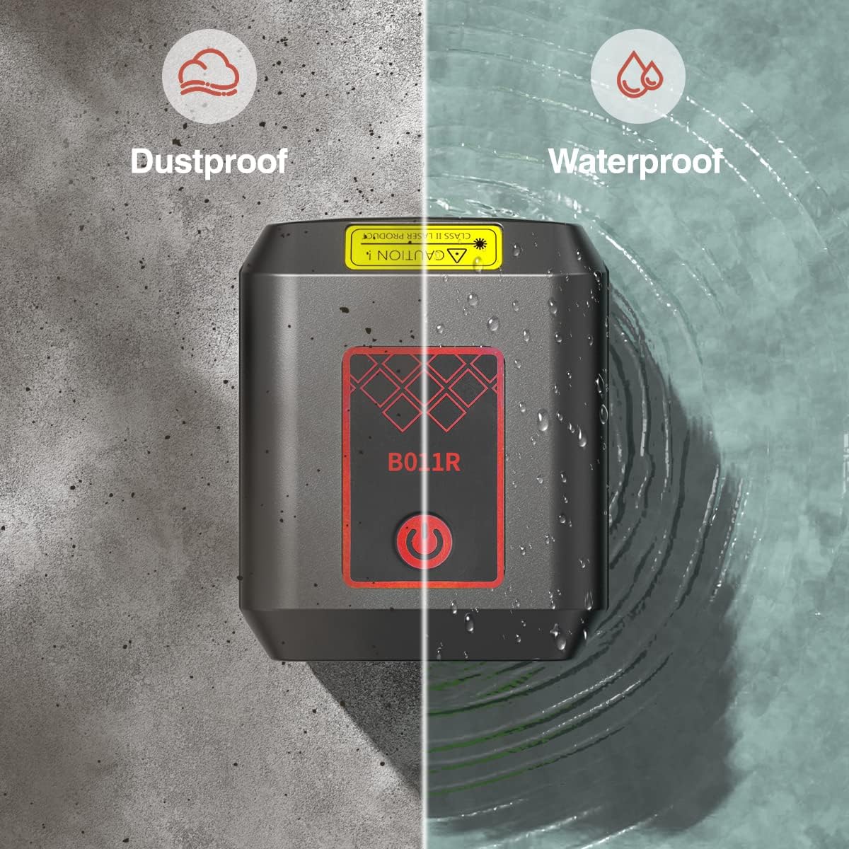 Thumbnail 6 de Huepar Livella Laser Autolivellante 25M B011R (linee rosse incrociate) orizzontale e verticale, IP54, batteria inclusa