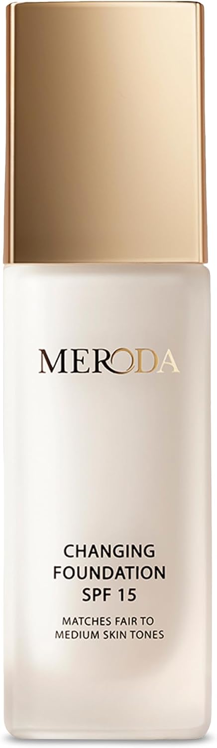 Detalle de MERODA Colour Changing Foundation SPF 15 for Mature Skin – Light to Medium, Liquid Makeup