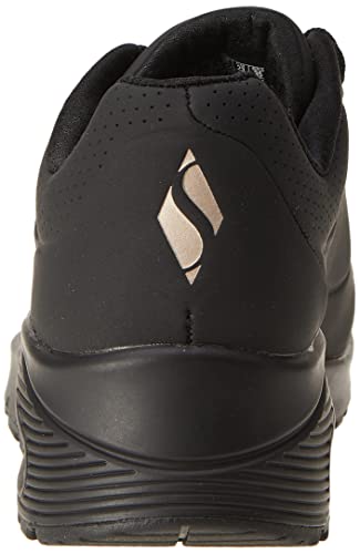 Thumbnail 2 de Skechers Damen Uno Stand On Air Weit Trainers – Schwarz, Durabuck Mesh, EU 38,5