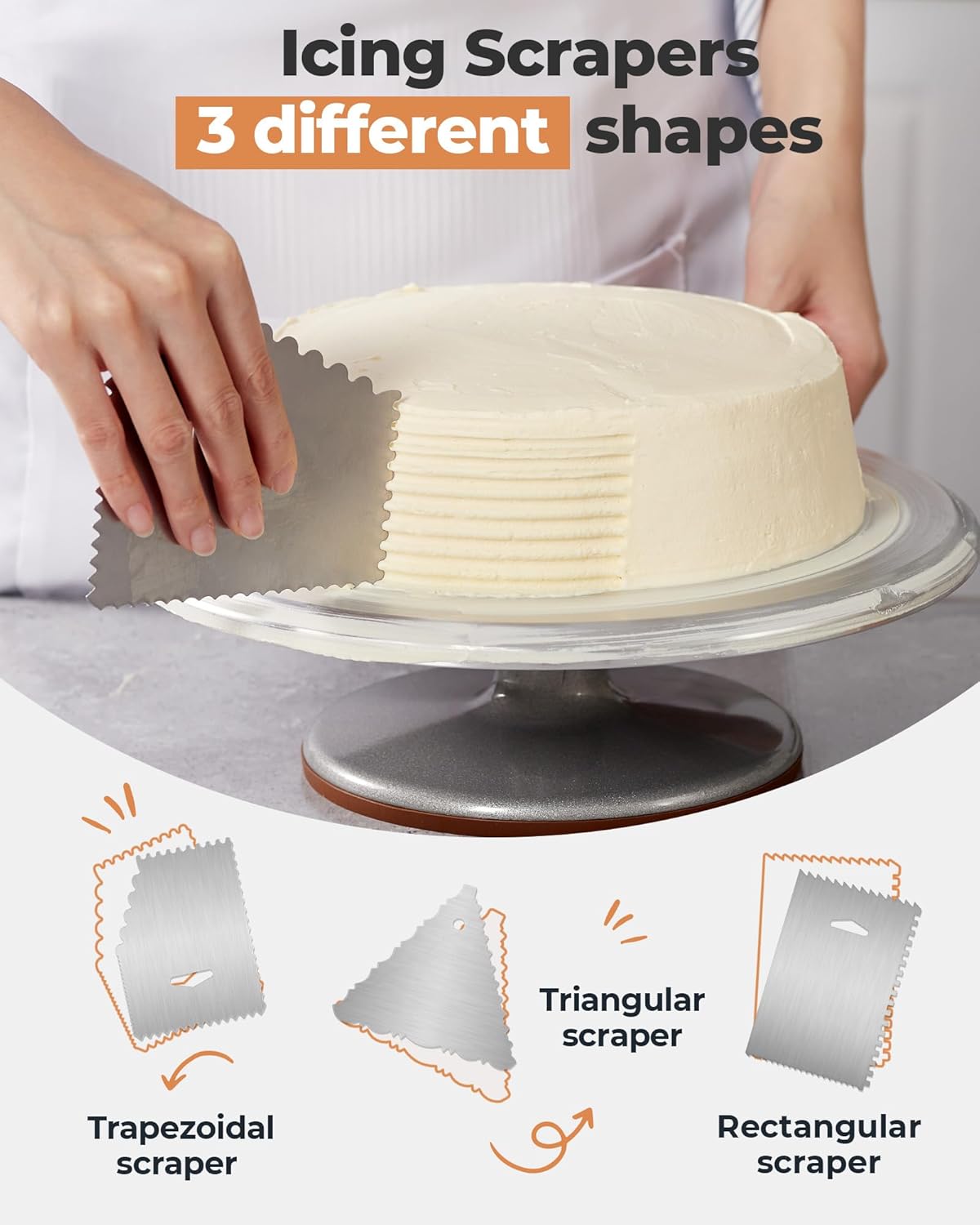 Thumbnail 3 de Kootek Cake Decorating Kit, 12" turntable