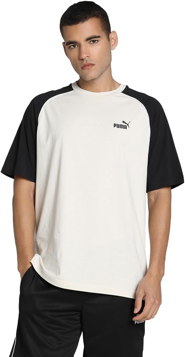 Detalle de PUMA Sport Tee T-Shirts Mixte (Lot de 1) – T-shirt simple et polyvalent