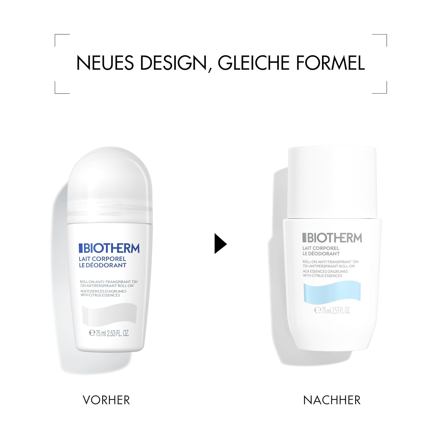 Detalle de Biotherm Lait Corporel Deo Roll-On 75 ml
