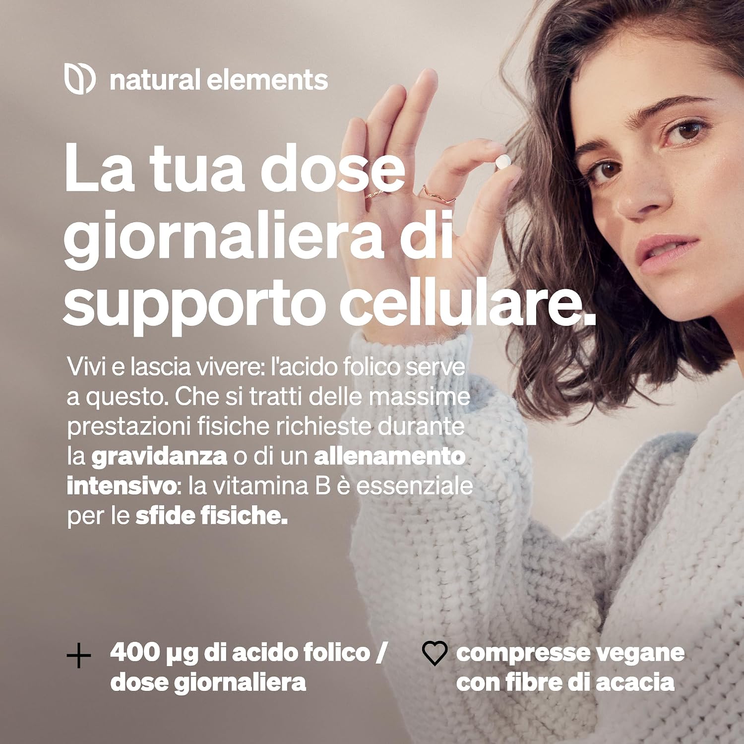 Thumbnail 2 de Acido folico 400 mcg (400 capsule) – supporto per fertilità e gravidanza, vegano ad alto dosaggio