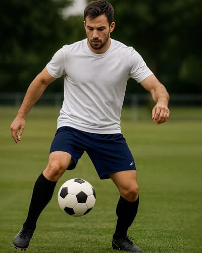 Detalle 2 de NY Threads sportshort voor heren, licht en sneldrogend met zakken
