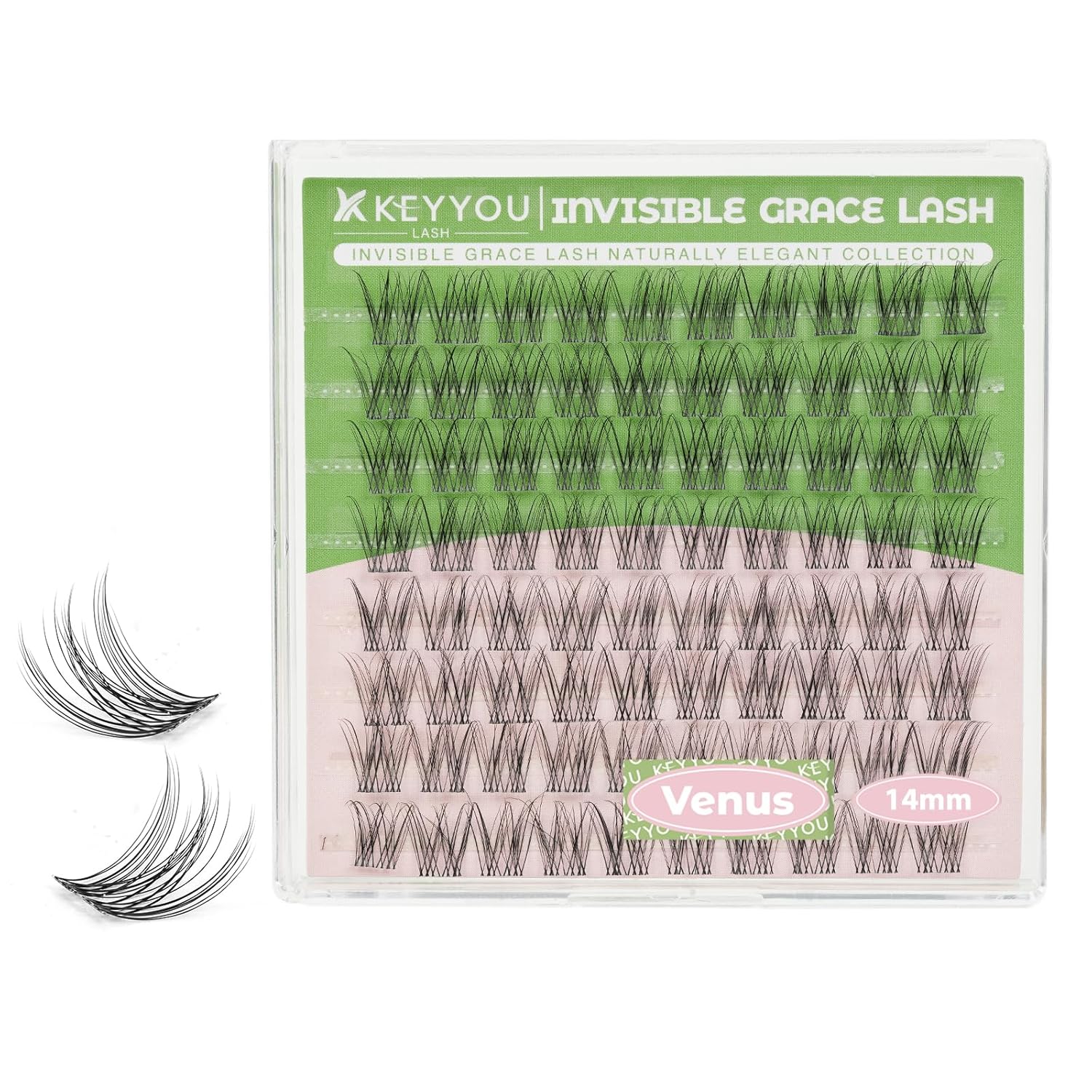 Thumbnail 4 de KEYYOU Fairy Lash Clusters Kit 144 pcs 😍